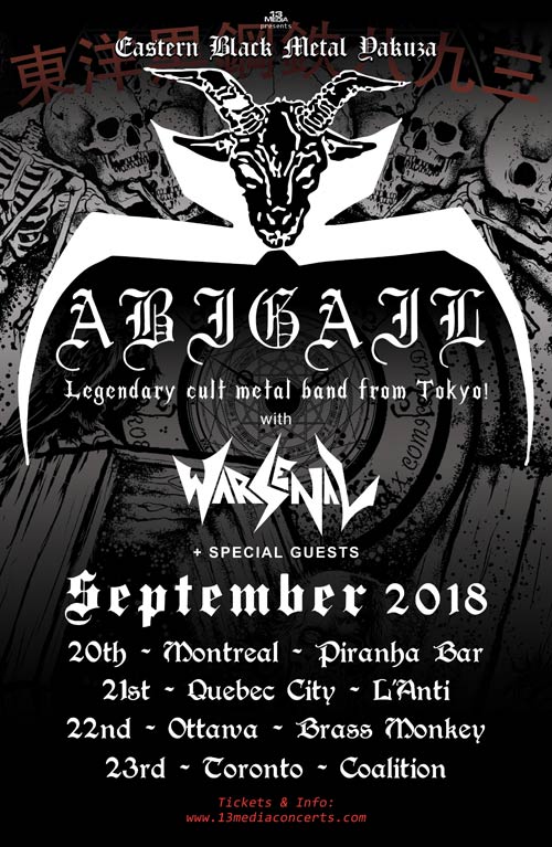 ABIGAIL - Canadian Tour